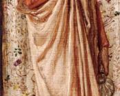 阿尔伯特 约瑟夫 摩尔 : Standing feamle figure holding a vase